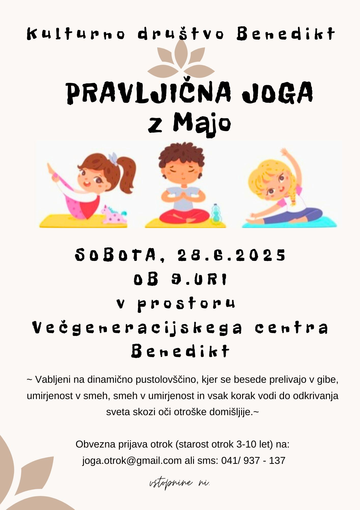 Pravljična joga z Majo